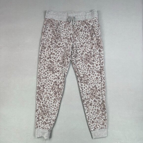 Athleta Track Suit Set Womens Large Gray Leopard Balance Hoodie Jacket Jogger - Picture 8 of 16